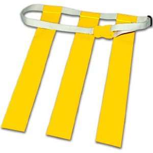 Champro Quick Clip Triple Flag Football Belts GOLD FLAGS   GLD ADULT 