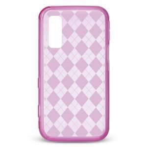  Flexi Skin Cover for Samsung S5230 Argyle Hot Pink Cell 