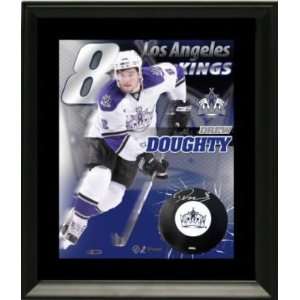  Drew Doughty Signed Framed Puck   Memorabilia Sports 