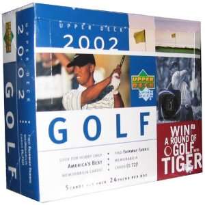  2002 Upper Deck Golf HOBBY Box   24P5C