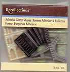 Recollections PARIS Adhesive Glitter Shapes SET~ BNIP~adorable