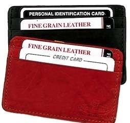 Genuine Simple Leather Credit Card Holders #170CF 803698928249  