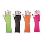 80s Long Neon Fishnet Gloves Costume Accessory  