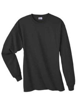 Hanes Cotton Long Sleeve T Shirt