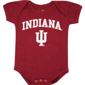  Indiana Hoosiers Newborn/Infant Red Big Fan Creeper 