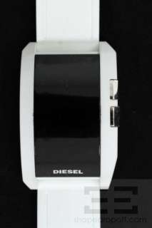 Diesel White Silicon and Stainless Steel Digital Mens Watch DZ7168 