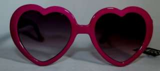 Heart Shaped KISS Retro Sunglasses Purple Lens NEW HOT  