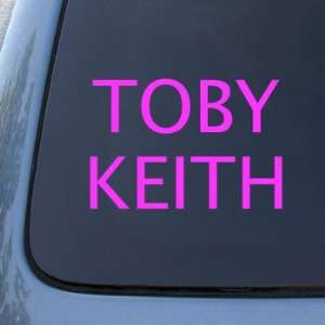  TOBY KEITH   Vinyl Car Decal Sticker #1884  Vinyl Color 