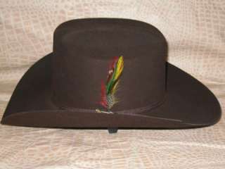 New Stetson Rancher Chocolate 4X Beaver Felt Cowboy Hat  
