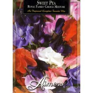  Aimers 3287 Sweet Pea Royal Family Mix Seed Packet Patio 
