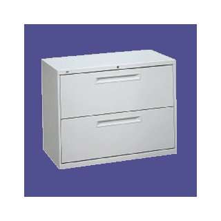  2 Drawer Lateral File, 36x19 1/4x28 3/8, Charcoal 