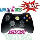 Xbox 360 Black Wireless Rapid Fire 10 Modes stealth Controller HALO2/3 