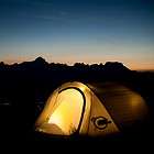 quechua tent camping pop up 2 seconds illumin ii tent
