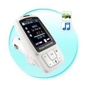  Car  MP4 Player with FM Transmitter (White) Everything 