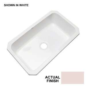  Dekor Single Basin Acrylic Undermount Kitchen Sink 58008UM 