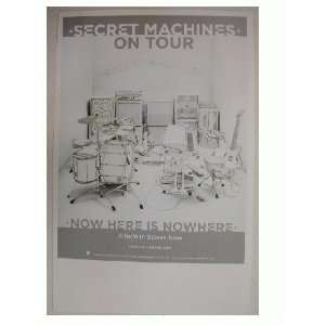  Secret Machines on Tour Poster The Now Here is Nowhere 