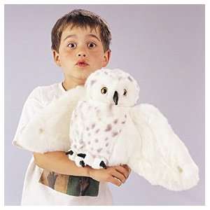  Snowy Owl Puppet [Customize with Personalized Collar and 