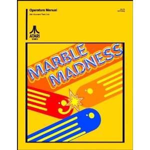  Marble Madness Arcade Game Service & Repair Manual Atari Books