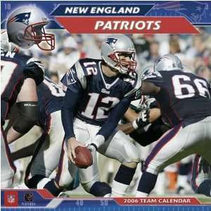  New England Patriots 2006 Team Wall Calendar Sports 