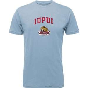  IUPUI Jaguars Vintage Denim Arch Logo Vintage T Shirt 