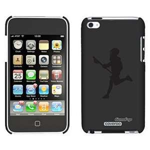  Lacrosse Player 1 on iPod Touch 4 Gumdrop Air Shell Case 