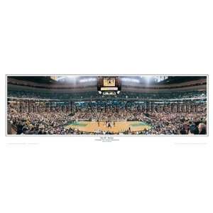  Boston Celtics Tip Off 9.5x27 Panoramic Photo Sports 