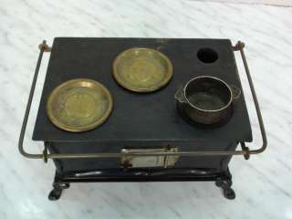 1920s ANTIQUE TOY DOLL FURNITURE STOVE w/ETHANOL LAMP  