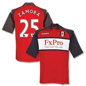  10 11 Fulham Away Jersey + Zamora 25