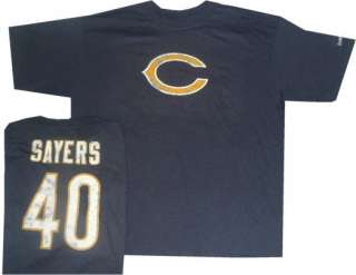 Chicago Bears Gale Sayers Retro Vintage PRO STYLE T Shirt XL  
