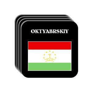  Tajikistan   OKTYABRSKIY Set of 4 Mini Mousepad Coasters 