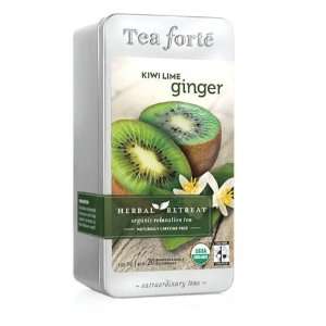 Tea Forte Herbal Retreat Kiwi Lime Grocery & Gourmet Food