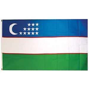 Uzbekistan Flag 3ft x 5ft