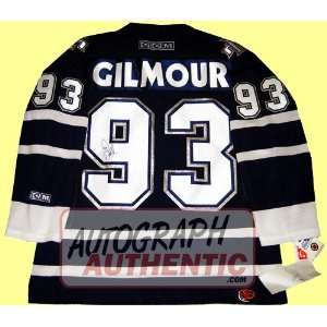  Autographed Doug Gilmour Toronto Maple Leafs Jersey (Blue 