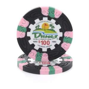    10 0520100   $100 Commemorative Dunes Poker Chip