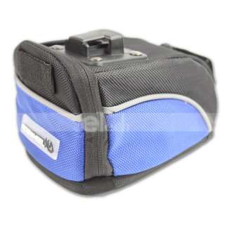 Blue Bicycle Small Aero Wedge Seat Saddle Bag Pack  