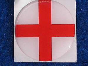 ENGLAND FLAG CENTRE EMBLEM, CLASSIC MINI WINGED BADGES  