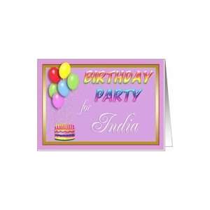  India Birthday Party Invitation Card Toys & Games