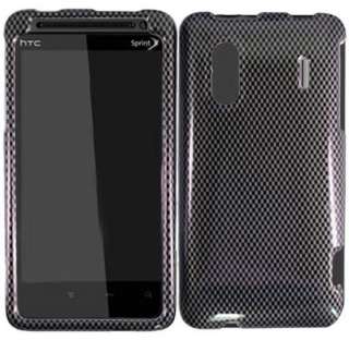 Carbon Fiber Print Skin for Sprint HTC Evo Design 4G Phone Cover Case 