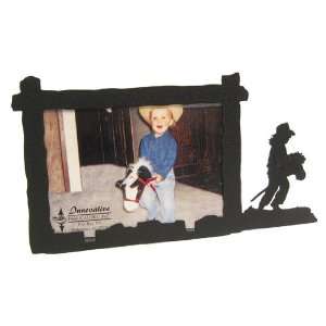 LITTLE GIRL STICK PONY 3X5 Horizontal Picture Frame