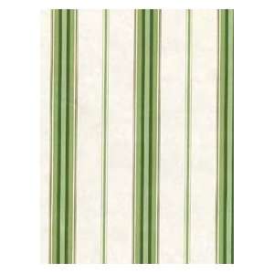  Stripes Green and White Wallpaper in Mulberry Prints