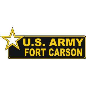  United States Army Fort Carson Bumper Sticker Decal 6 
