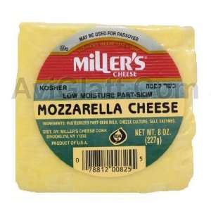 Millers Low Moisture Part Skim Mozzarella Cheese 8 oz  
