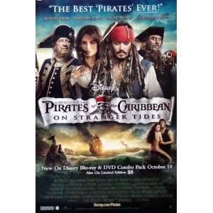  Pirates of the Caribbean On Stranger Tides Movie Poster 