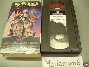 Beetlejuice VHS Tim Burton Ghost Comedy Video Tape 085391178538  