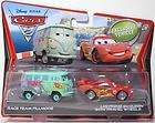   Pixar Cars 2 RACE TEAM FILLMORE LIGHTNING McQUEEN 2 Pack Travel Wheels