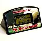 Countdown to Retirement Desktop Timer Clock Prank Sign Funny Adult 