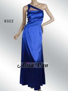 Ever Pretty Blue Single Shoulder Padded Bra Bridesmaid Dresses 09322 