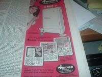 Vintage 1953 Amana Food Freezer ad MAKE AN OFFER  