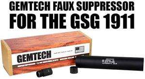 Gemtech Fake Suppressor and Adapter for GSG 1911 or SIG 1911 22  