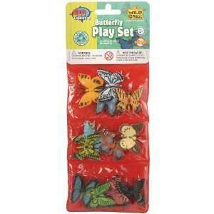   Expedition Butterfly Playset Dozen Plastic Mini Insect Toy Figures